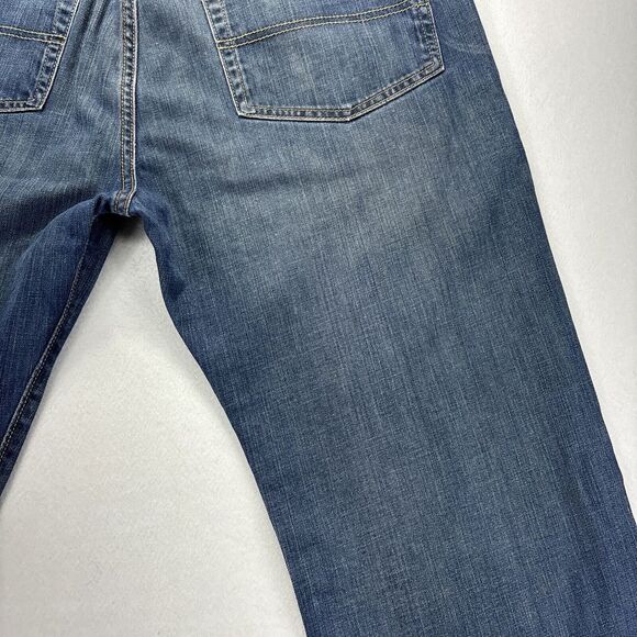 Polo Ralph Lauren Mens Jeans 34x29 relaxed fit straight Leg blue denim Baggy Y2K - Picture 14 of 16